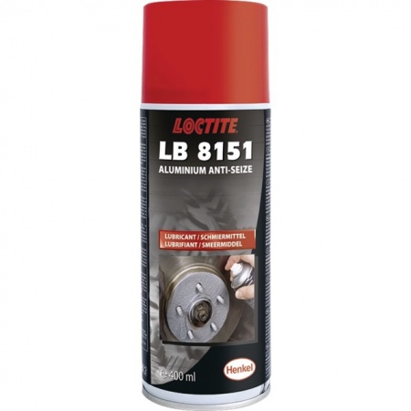 Lubrifiant aluminium anti-seize lb 8151 aerosol 400 ml loctite