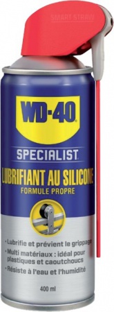 Lubrifiant silicone WD40 système professionnel 400ml
