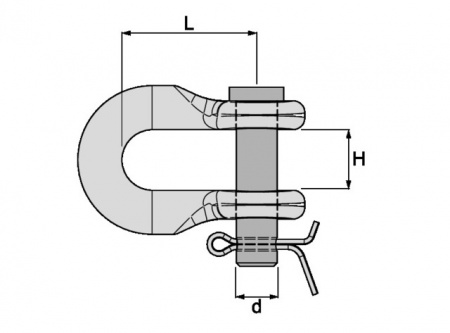 Manilles diamètre 16 mm pour stabilisateur (box de 2)