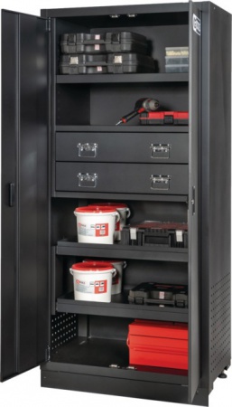 Module armoire de rangement haute à 2 tiroirs pour meuble d\'atlier -Ks Tools