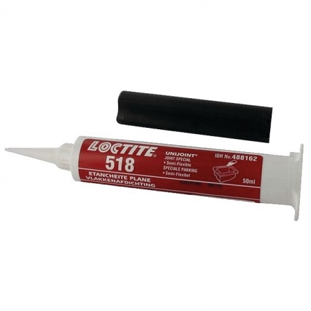 Pate a joint rouge 518 seringue 50 ml loctite