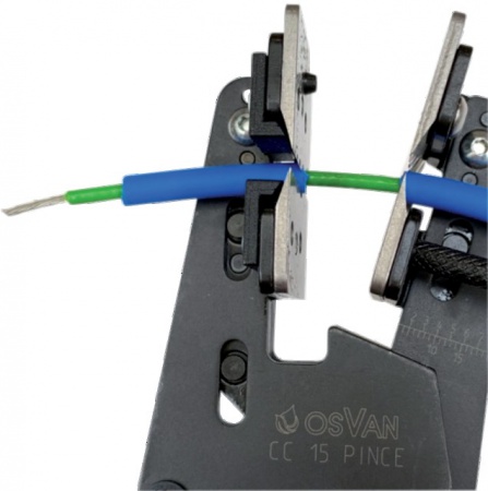 Pince a denuder de precision pour cable robot de tonte osvan