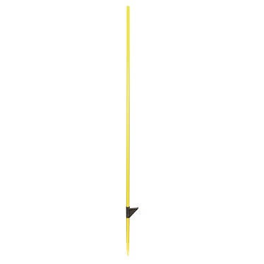 Piquet fibre de verre jaune 125 cm diamètre 12 mm par 10