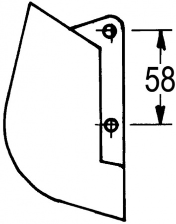 Pointe seule de botte adaptable Ribouleau Monosem 9157.1