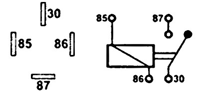 Relais 12v-70a-4 bornes 2x6,3+2x9,5mm (box)