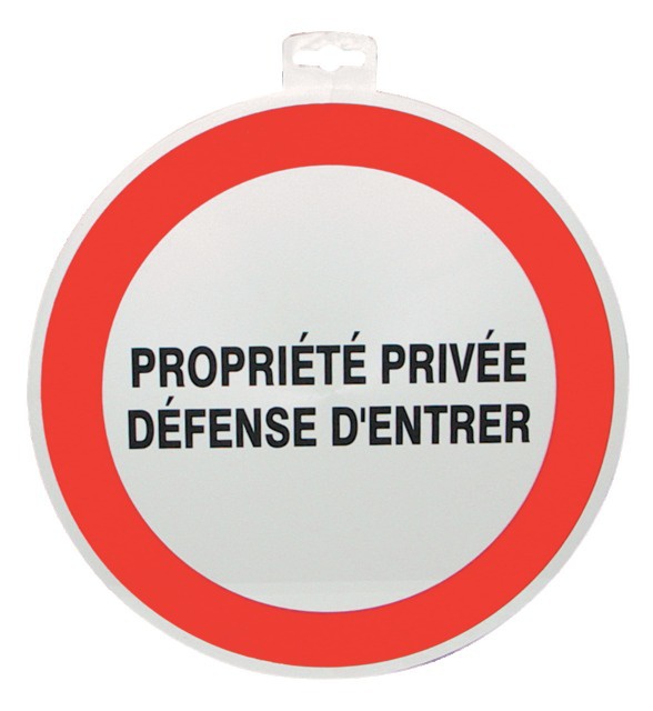 Propriété Privée Panneau - Direct Signalétique