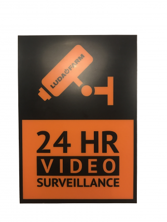 Signalétique FarmCam HD Surveillance 24h