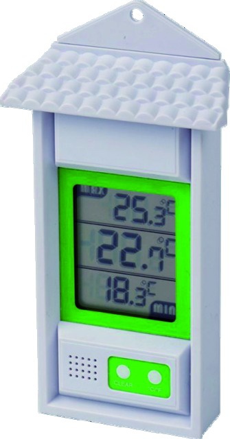 Thermomètre digitale mini/maxi
