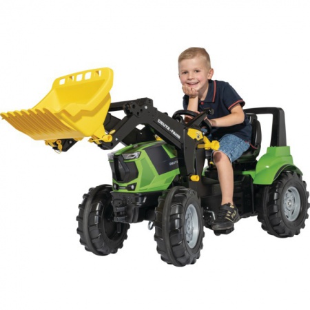 Tracteur à pédales Deutz avec chargeur et siège réglable Rolly Toys